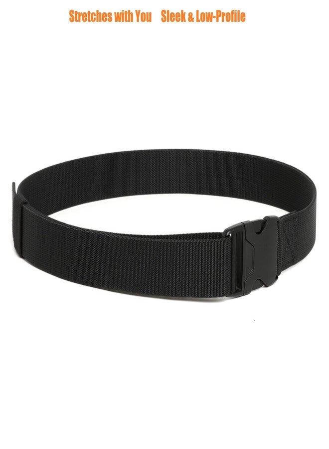 TACNEX Tactical Stretch Belt for Men 1.5" Elastic Nylon Webbing TSA Approved Buckle EDC Military Adventure Hiking Work Travel M - Image 3